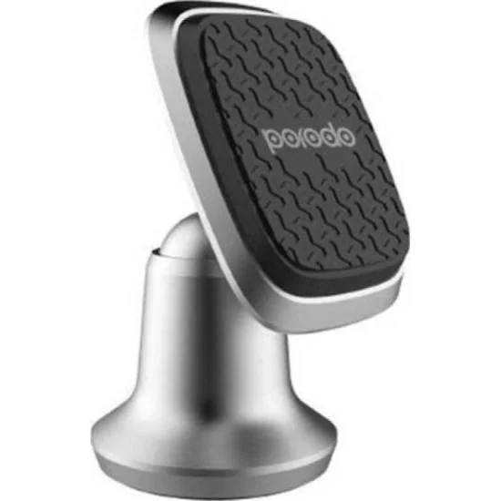 Porodo Magnetic Silicone Aluminum Alloy Dash Mount - Silver